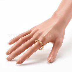 Anelli elastici fatti a mano con perline rocailles&nbsp;RJEW-JR00368-02