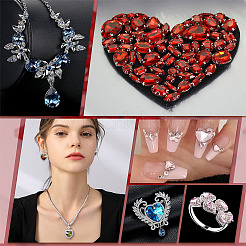 50 Stück Glas-Strass-Cabochons&nbsp;RGLA-FG0001-15A