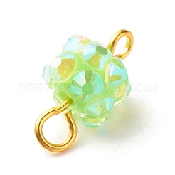 Connettori di collegamento con perline di strass in resina&nbsp;PALLOY-JF01273