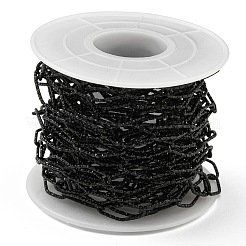 Catene a maglie con occhio di cavallo testurizzato in acciaio inossidabile 304&nbsp;CHS-I020-01B-EB