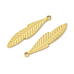 Pendentifs de polissage manuel en acier inoxydable 304 avec placage ionique (IP)&nbsp;STAS-C075-15G