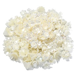 300 Stück ABS-Kunststoff-Imitationsperlen-Blumenperlenkappen&nbsp;KY-CJ0001-59