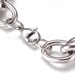Anlaufgeschützte Unisex-Kettenarmbänder aus 304 Edelstahl&nbsp;BJEW-L661-03P