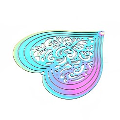 201 Edelstahl 3D drehbarer Hängewindspinner&nbsp;STAS-T064-99