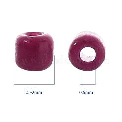 90g 5 Farben 12/0 Backfarbe Glas Saatperlen&nbsp;SEED-YW0001-14B