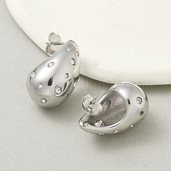 Orecchini a goccia in acciaio inossidabile 304&nbsp;EJEW-B108-05P-A