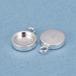 201 pendentifs en acier inoxydable sertis de cabochons&nbsp;STAS-I137-02D-S