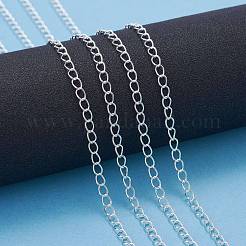 Chaînes en laiton torsadées&nbsp;X-CHC-Q001-5x4mm-S