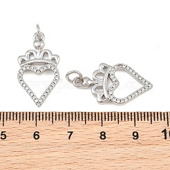 Pendentifs en laiton zircon cubique transparent&nbsp;CU-CBA3D67-05B-P