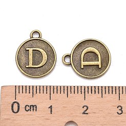 Aluminium-Anhänger Fassungen für Cabochons&nbsp;PALLOY-N156-01D-AB