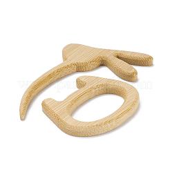 Broches en bois de lapin&nbsp;JEWB-C010-04