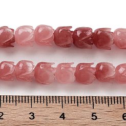 Fili di perline corallo sintetico &nbsp;CORA-B001-05A-02