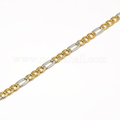 Fabricación de collares de cadena fígaro de acero inoxidable 304&nbsp;STAS-A028-N023