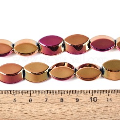Chapelets de perles en verre électroplaqué&nbsp;EGLA-Q134-02A-A03