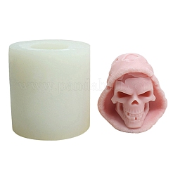 Halloween-Totenkopf-DIY-Kerzenformen aus lebensmittelechtem Silikon&nbsp;PW-WG77644-01