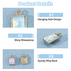 60 pendentif en alliage de zinc et strass&nbsp;FIND-HS0002-68