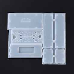 Diy rechteck display dekoration einsatz basis silikonformen&nbsp;LS-DIY-G058-E05