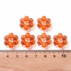 Cadres de perles acryliques transparents&nbsp;TACR-S153-01A-84