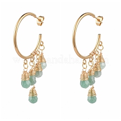 Boucles d'oreilles pendantes en acier inoxydable 304&nbsp;EJEW-JE04157-02