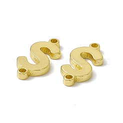 Dijes de conector de letras de latón chapado en rack&nbsp;KK-C007-38G-S