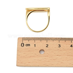 Fingerringe aus 304 Edelstahl für Damen&nbsp;RJEW-A070-01G