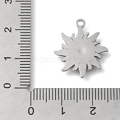 Pendentifs en acier inoxydable 304 anti-ternissement&nbsp;LS-STAS-Z092-01AS-02