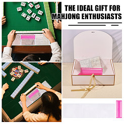 4 lector de reglas de mahjong de PVC&nbsp;AJEW-GL0003-40B