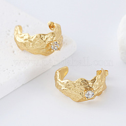 Orecchini a bottone in acciaio inossidabile 304 per donna&nbsp;HX8222