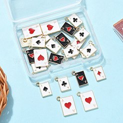 25 Stück 5 Arten Legierung Emaille Anhänger&nbsp;ENAM-FP0002-85