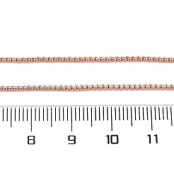 Messingbox ketten halsketten für frauen&nbsp;NJEW-D302-08RG