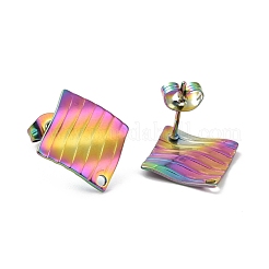 Accesorio para aretes de acero inoxidable 304 con revestimiento iónico (IP)&nbsp;STAS-E161-03RC