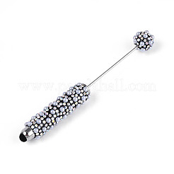 Stilo touch screen in ABS con perle sintetiche e strass in pasta polimerica&nbsp;AJEW-T013-06M
