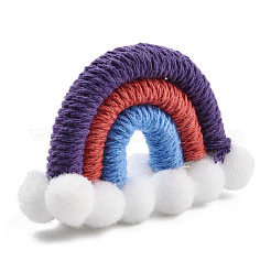 Polycotton (Polyester-Baumwolle) gewebter Regenbogen-Wandbehang&nbsp;FIND-T035-16B