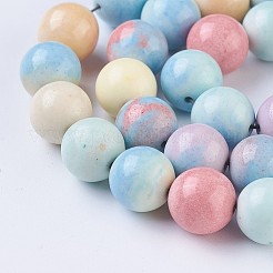 Natürliche Edelsteinimitation Regenbogen Alashan Achat Stränge&nbsp;G-O183-05A-1