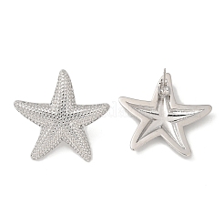 Boucles d'oreilles en laiton pour femmes&nbsp;EJEW-U036-01P-02