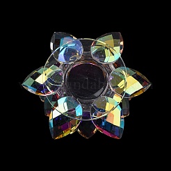 Blumen-Kerzenhalterformen aus natürlichem Quarzkristall&nbsp;AJEW-H154-02B
