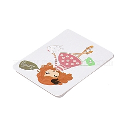Cartes d'affichage de pince à cheveux en papier rectangle&nbsp;CDIS-C004-03H