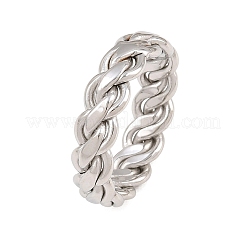 Fingerringe aus Edelstahl 304 in Form einer gedrehten&nbsp;SA-CBA3D5E-01P