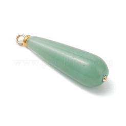 Colgantes naturales aventurina verde&nbsp;PALLOY-JF04760-02