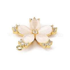 Colgante micropavé cubic zirconia de latón&nbsp;LS-KK-K371-43G