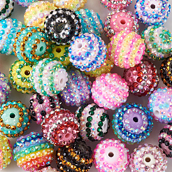 38 Stück 19 Farben Harz Strass Perlen Sets&nbsp;RESI-TA0001-81