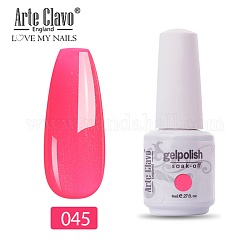 8 ml spezielles Nagelgel, für Nail Art Stempeldruck, Lack Maniküre Starter Kit, neon rosa , Flasche: 25x66mm