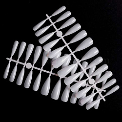 Nagelspitzen aus Kunststoff, Nagellack-Farbpalettenanzeige, weiß, 17x7.7 cm, 240 Stück / Beutel