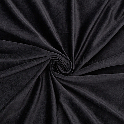 Benecreat tela de tapicería de terciopelo negro, 57x39