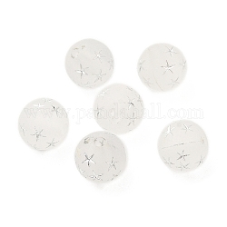 Perline acrilico opaco, tondo, bianco, 8mm, Foro: 1.7 mm, circa 1750pcs/500g