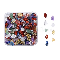 Perle di pietre preziose miste naturali da 100 g 7, pezzo, 2.5~8x5~13mm