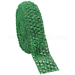 Полиэфирные ленты, эластичная повязка на голову крючком, для детских повязок, зелёные, 42 мм