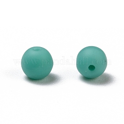 Perle di vetro ceco, tondo, verde primavera medio, 4mm, Foro: 0.8 mm, circa 1170pcs/scatola
