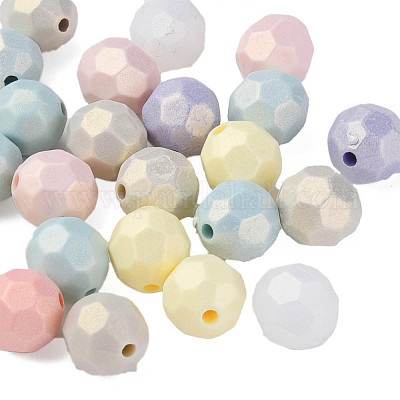 Perles acryliques laquées&nbsp;MACR-N006-26-C01-1