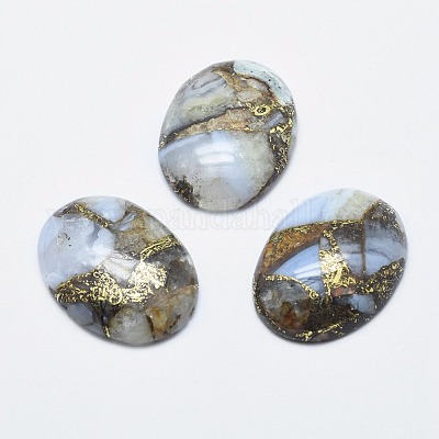 Chalcedon-Cabochons&nbsp;G-E464-42D-1
